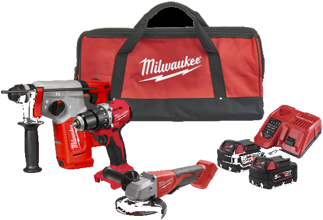 Milwaukee M18BLPP3IT-502B combo kit