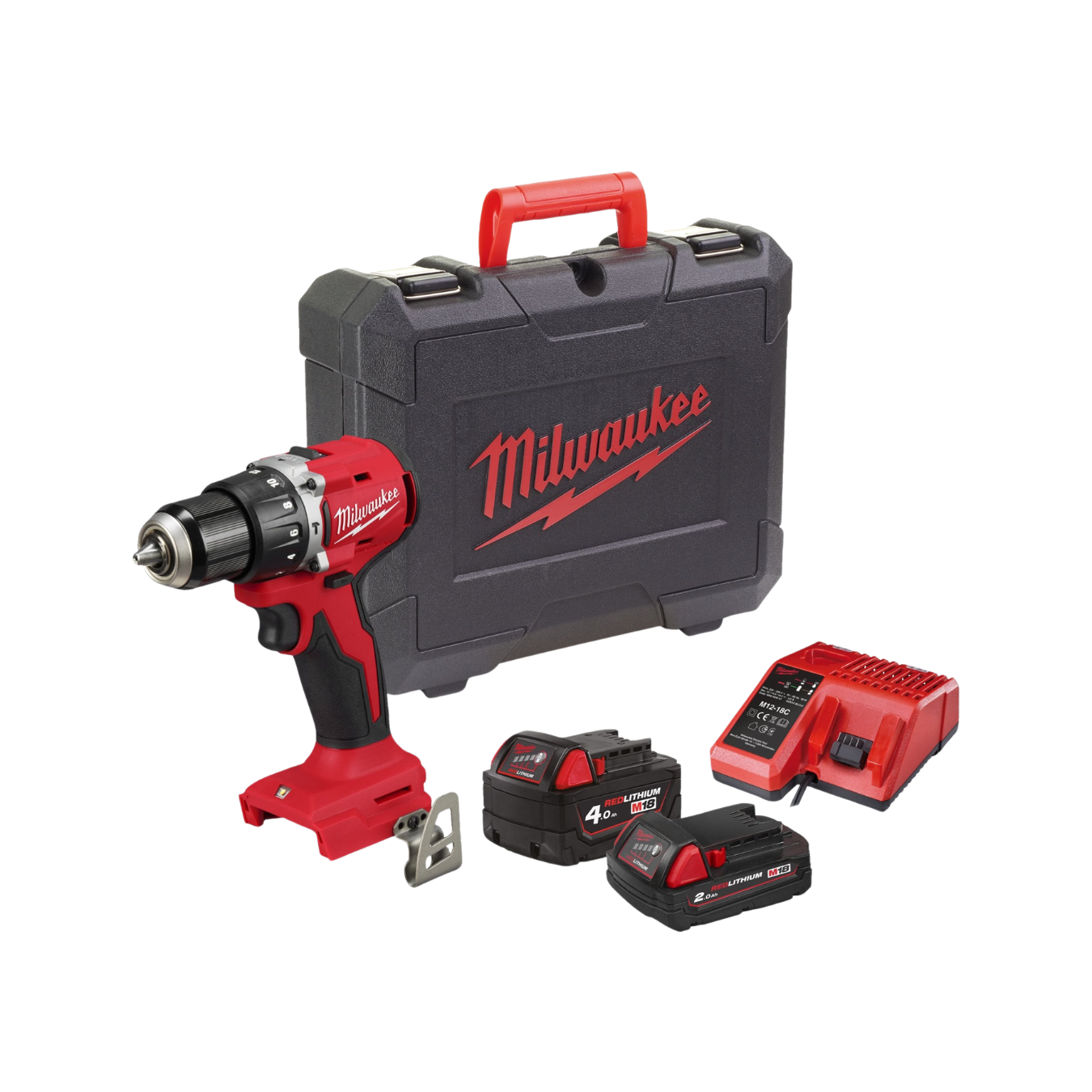 Milwaukee M18BLPDRC-422C brushless κρουστικό δραπανοκατσάβιδο
