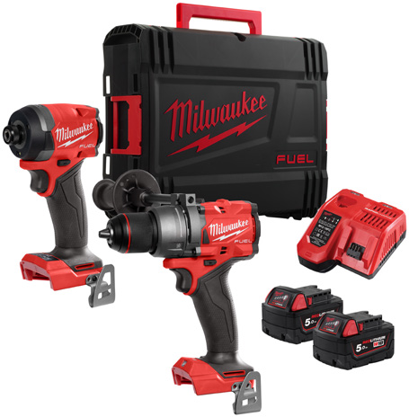 Milwaukee M18FPP2A3-502X Powerpack σετ 2 εργαλείων