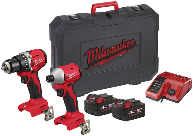 Milwaukee M18BLCPP2A-402C σετ 2 εργαλείων