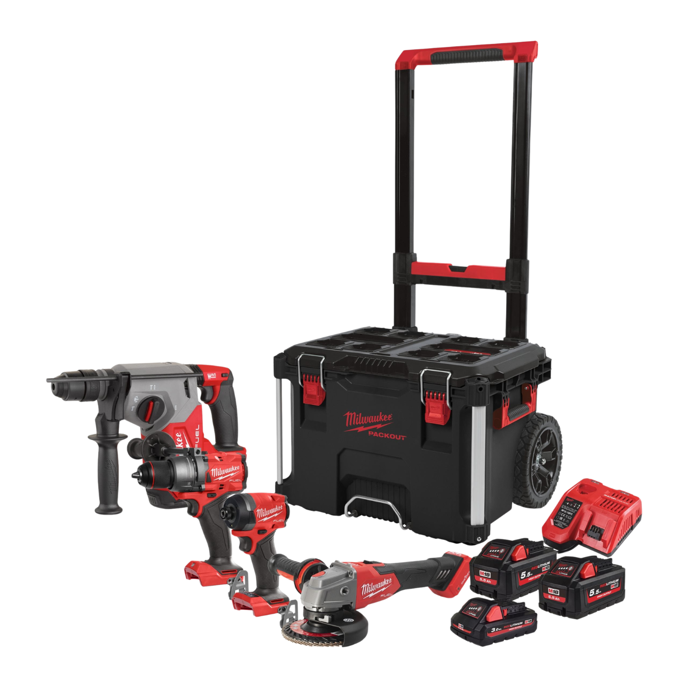 Milwaukee M18FPP4BJ-503P Powerpack σετ 4 εργαλείων