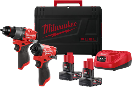 Milwaukee M12FPP2A2-402X Powerpack kit 12V